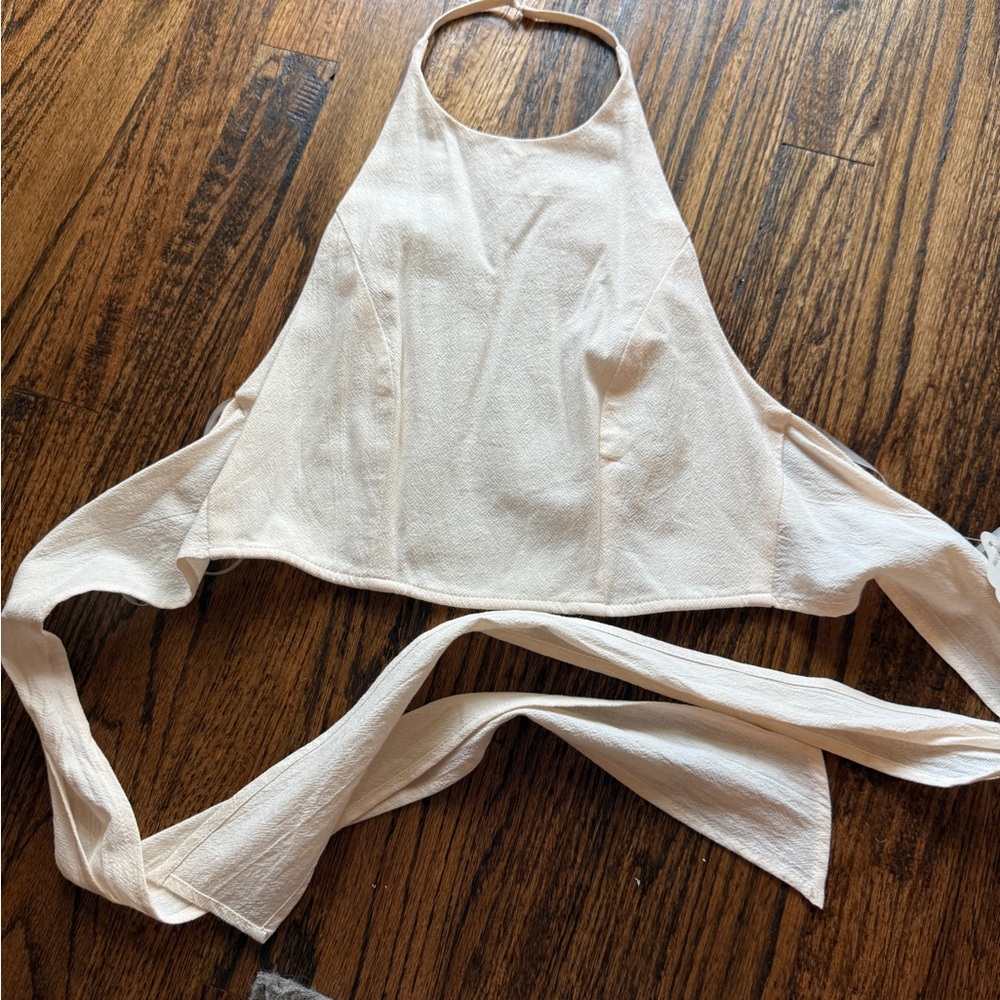 Altar'd State Cream Halter Top